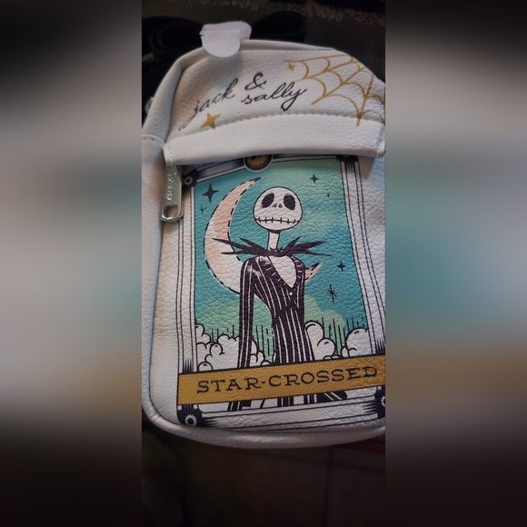 Disney Bag, Cross Body, The Nightmare Before Christmas Jack and Sally Star Cross - Picture 2 of 4